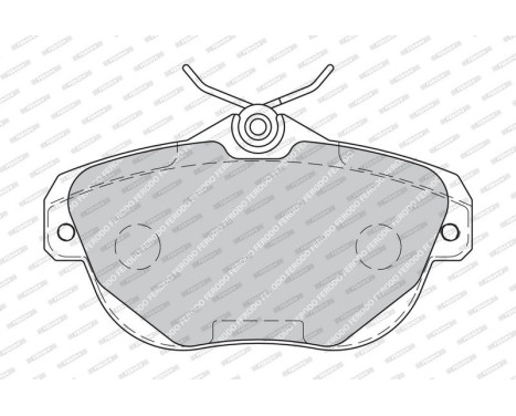 Brake Pad Set, disc brake PREMIER ECO FRICTION FDB1838 Ferodo, Image 4