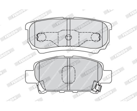 Brake Pad Set, disc brake PREMIER ECO FRICTION FDB1839 Ferodo, Image 4