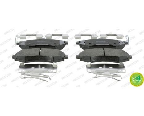 Brake Pad Set, disc brake PREMIER ECO FRICTION FDB1840 Ferodo, Image 2