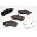 Brake Pad Set, disc brake PREMIER ECO FRICTION FDB1840 Ferodo