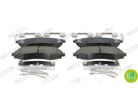 Brake Pad Set, disc brake PREMIER ECO FRICTION FDB1840 Ferodo, Image 3