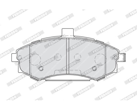 Brake Pad Set, disc brake PREMIER ECO FRICTION FDB1840 Ferodo, Image 4
