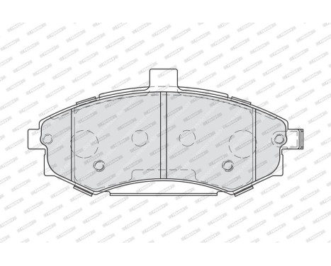 Brake Pad Set, disc brake PREMIER ECO FRICTION FDB1840 Ferodo, Image 4