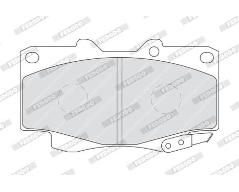 Brake Pad Set, disc brake PREMIER ECO FRICTION FDB1852 Ferodo, Image 3