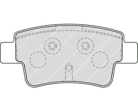 Brake Pad Set, disc brake PREMIER ECO FRICTION FDB1858 Ferodo, Image 2