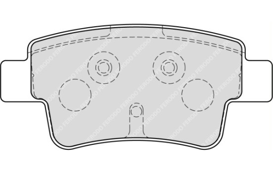 Brake Pad Set, disc brake PREMIER ECO FRICTION FDB1858 Ferodo, Image 2