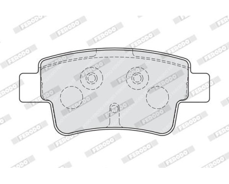 Brake Pad Set, disc brake PREMIER ECO FRICTION FDB1858 Ferodo, Image 4
