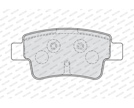 Brake Pad Set, disc brake PREMIER ECO FRICTION FDB1858 Ferodo, Image 4
