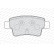 Brake Pad Set, disc brake PREMIER ECO FRICTION FDB1858 Ferodo, Thumbnail 4