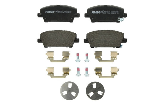 Brake Pad Set, disc brake PREMIER ECO FRICTION FDB1859 Ferodo