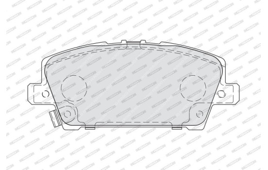 Brake Pad Set, disc brake PREMIER ECO FRICTION FDB1859 Ferodo, Image 3