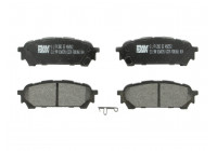 Brake Pad Set, disc brake PREMIER ECO FRICTION FDB1861 Ferodo