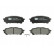 Brake Pad Set, disc brake PREMIER ECO FRICTION FDB1861 Ferodo