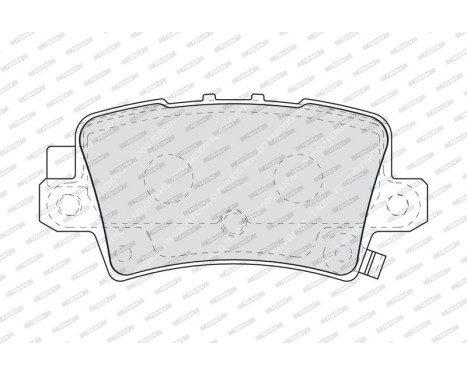 Brake Pad Set, disc brake PREMIER ECO FRICTION FDB1862 Ferodo, Image 3
