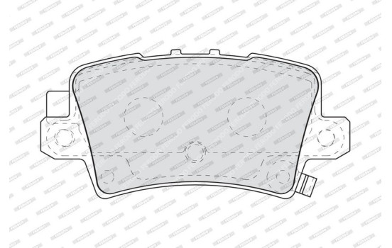 Brake Pad Set, disc brake PREMIER ECO FRICTION FDB1862 Ferodo, Image 3