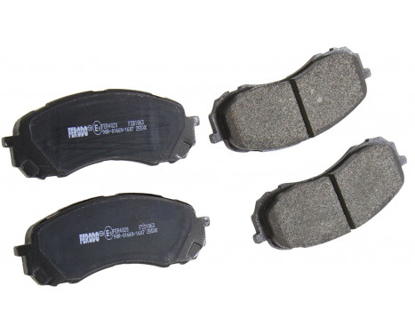 Brake Pad Set, disc brake PREMIER ECO FRICTION FDB1863 Ferodo