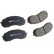 Brake Pad Set, disc brake PREMIER ECO FRICTION FDB1863 Ferodo