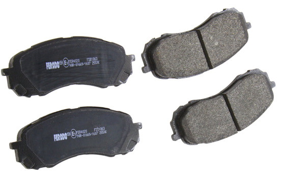 Brake Pad Set, disc brake PREMIER ECO FRICTION FDB1863 Ferodo