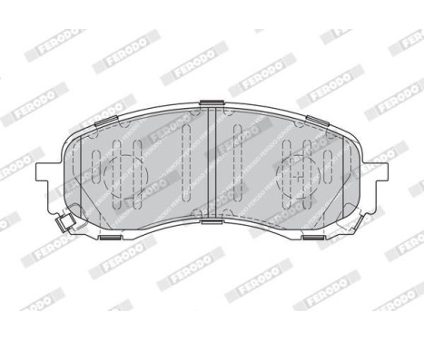 Brake Pad Set, disc brake PREMIER ECO FRICTION FDB1863 Ferodo, Image 4