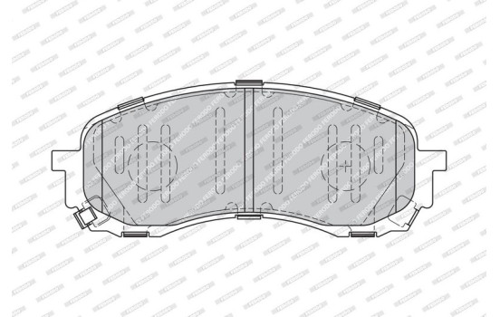 Brake Pad Set, disc brake PREMIER ECO FRICTION FDB1863 Ferodo, Image 4