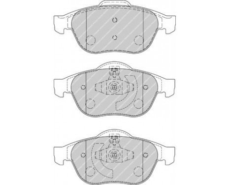 Brake Pad Set, disc brake PREMIER ECO FRICTION FDB1865 Ferodo, Image 2