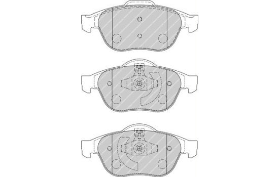Brake Pad Set, disc brake PREMIER ECO FRICTION FDB1865 Ferodo, Image 2