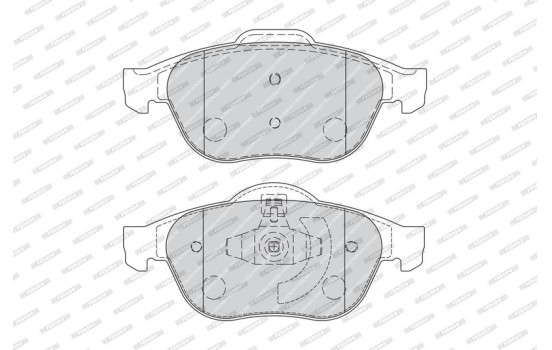 Brake Pad Set, disc brake PREMIER ECO FRICTION FDB1865 Ferodo, Image 4
