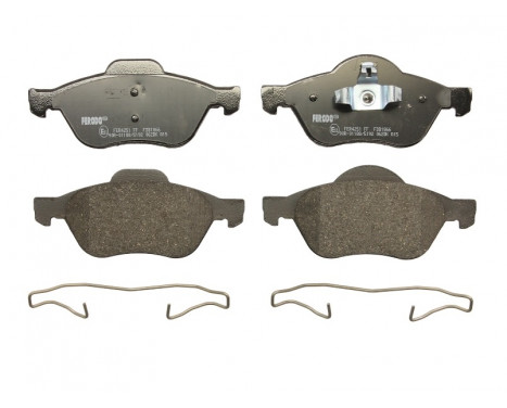 Brake Pad Set, disc brake PREMIER ECO FRICTION FDB1866 Ferodo