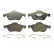 Brake Pad Set, disc brake PREMIER ECO FRICTION FDB1866 Ferodo