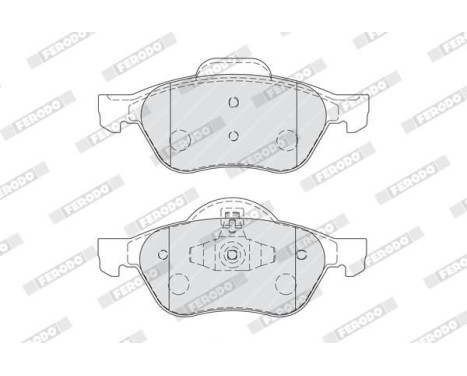 Brake Pad Set, disc brake PREMIER ECO FRICTION FDB1866 Ferodo, Image 3