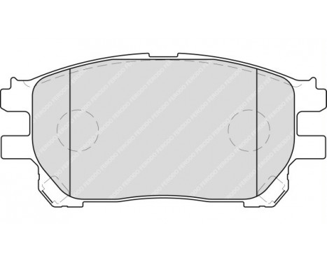 Brake Pad Set, disc brake PREMIER ECO FRICTION FDB1868 Ferodo, Image 2