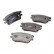 Brake Pad Set, disc brake PREMIER ECO FRICTION FDB1868 Ferodo