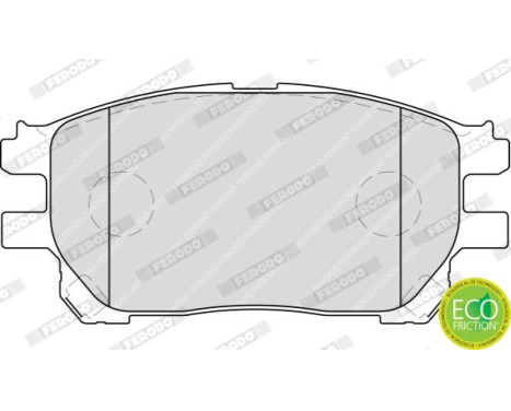 Brake Pad Set, disc brake PREMIER ECO FRICTION FDB1868 Ferodo, Image 5