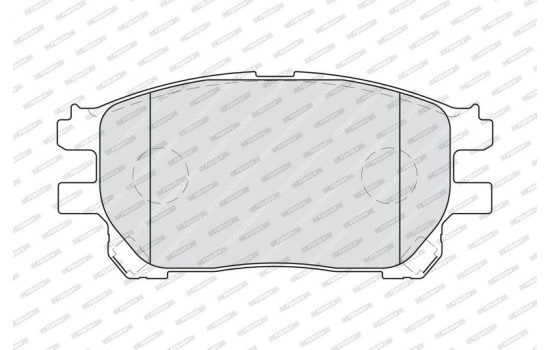 Brake Pad Set, disc brake PREMIER ECO FRICTION FDB1868 Ferodo, Image 4