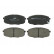 Brake Pad Set, disc brake PREMIER ECO FRICTION FDB1869 Ferodo