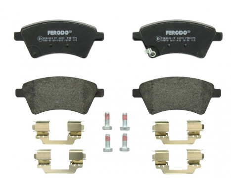 Brake Pad Set, disc brake PREMIER ECO FRICTION FDB1875 Ferodo