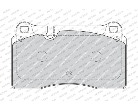 Brake Pad Set, disc brake PREMIER ECO FRICTION FDB1877 Ferodo, Image 6