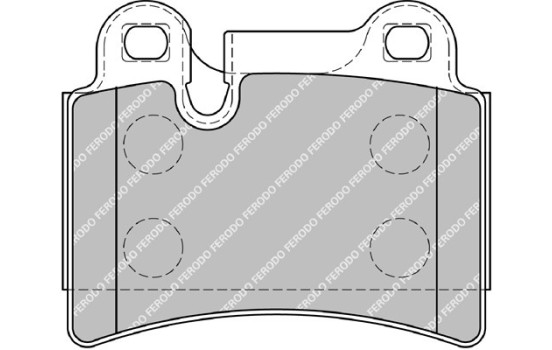 Brake Pad Set, disc brake PREMIER ECO FRICTION FDB1878 Ferodo, Image 2
