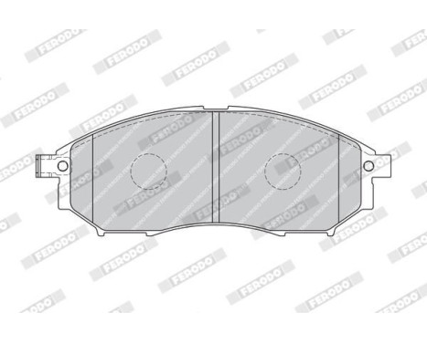 Brake Pad Set, disc brake PREMIER ECO FRICTION FDB1881 Ferodo, Image 4