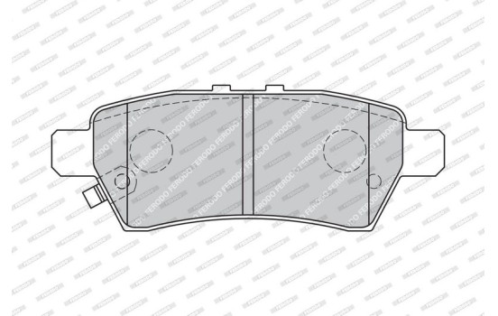 Brake Pad Set, disc brake PREMIER ECO FRICTION FDB1882 Ferodo, Image 4