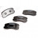 Brake Pad Set, disc brake PREMIER ECO FRICTION FDB1886 Ferodo