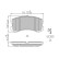 Brake Pad Set, disc brake PREMIER ECO FRICTION FDB1886 Ferodo, Thumbnail 3
