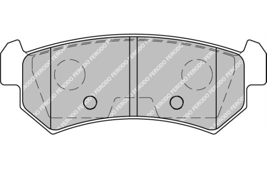 Brake Pad Set, disc brake PREMIER ECO FRICTION FDB1889 Ferodo, Image 2