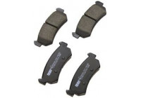 Brake Pad Set, disc brake PREMIER ECO FRICTION FDB1889 Ferodo