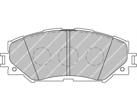 Brake Pad Set, disc brake PREMIER ECO FRICTION FDB1891 Ferodo, Image 2