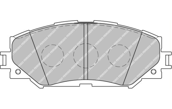 Brake Pad Set, disc brake PREMIER ECO FRICTION FDB1891 Ferodo, Image 2