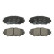 Brake Pad Set, disc brake PREMIER ECO FRICTION FDB1891 Ferodo