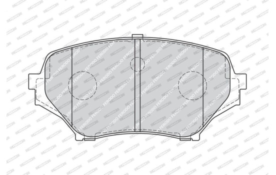 Brake Pad Set, disc brake PREMIER ECO FRICTION FDB1893 Ferodo, Image 3