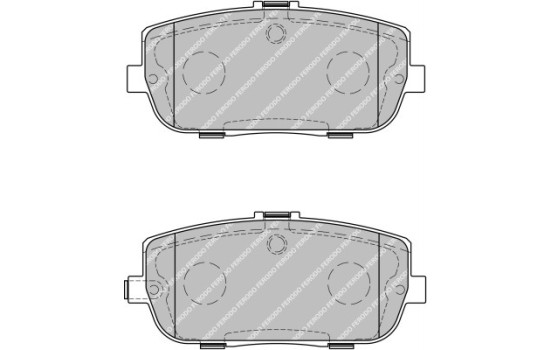 Brake Pad Set, disc brake PREMIER ECO FRICTION FDB1894 Ferodo, Image 2