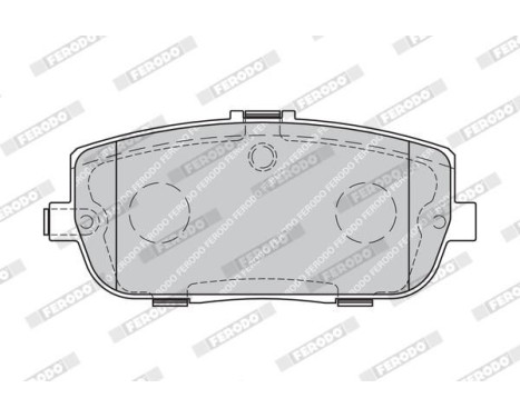 Brake Pad Set, disc brake PREMIER ECO FRICTION FDB1894 Ferodo, Image 4